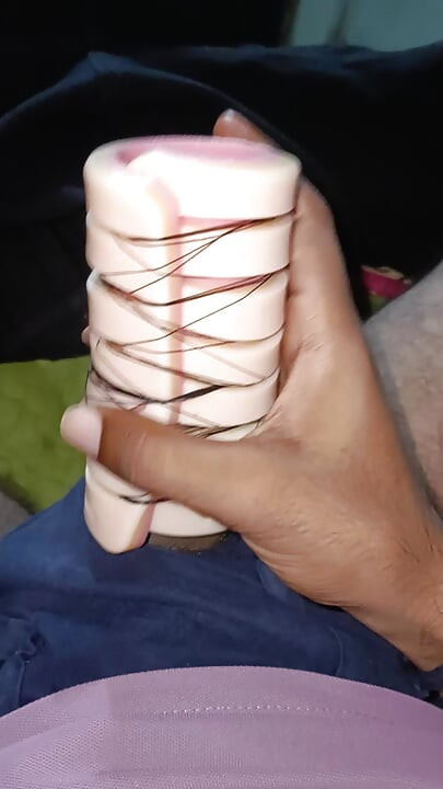 Gujarati boy sillicon pipe use for masturbation hard fucking dick with fully wet