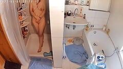 Caught masterbating in the shower again