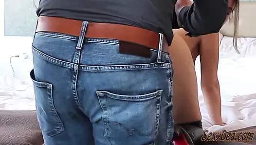 Pertunjukan black si cewek seksi kulit hitam