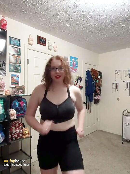 Ginger Beauty Sexy Workout Routine & Strip
