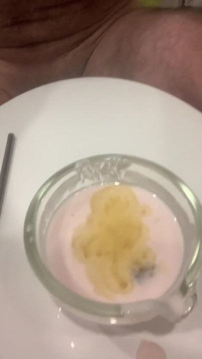 Unforgettable moment from "Yogourt enema and piss drink"