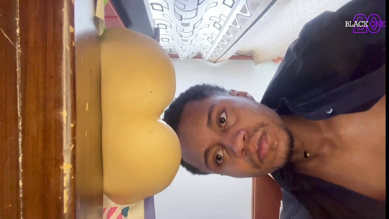 Daddy Fucks His Fleshlight with His Big Cock and a Lot of Saliva Until He Cums