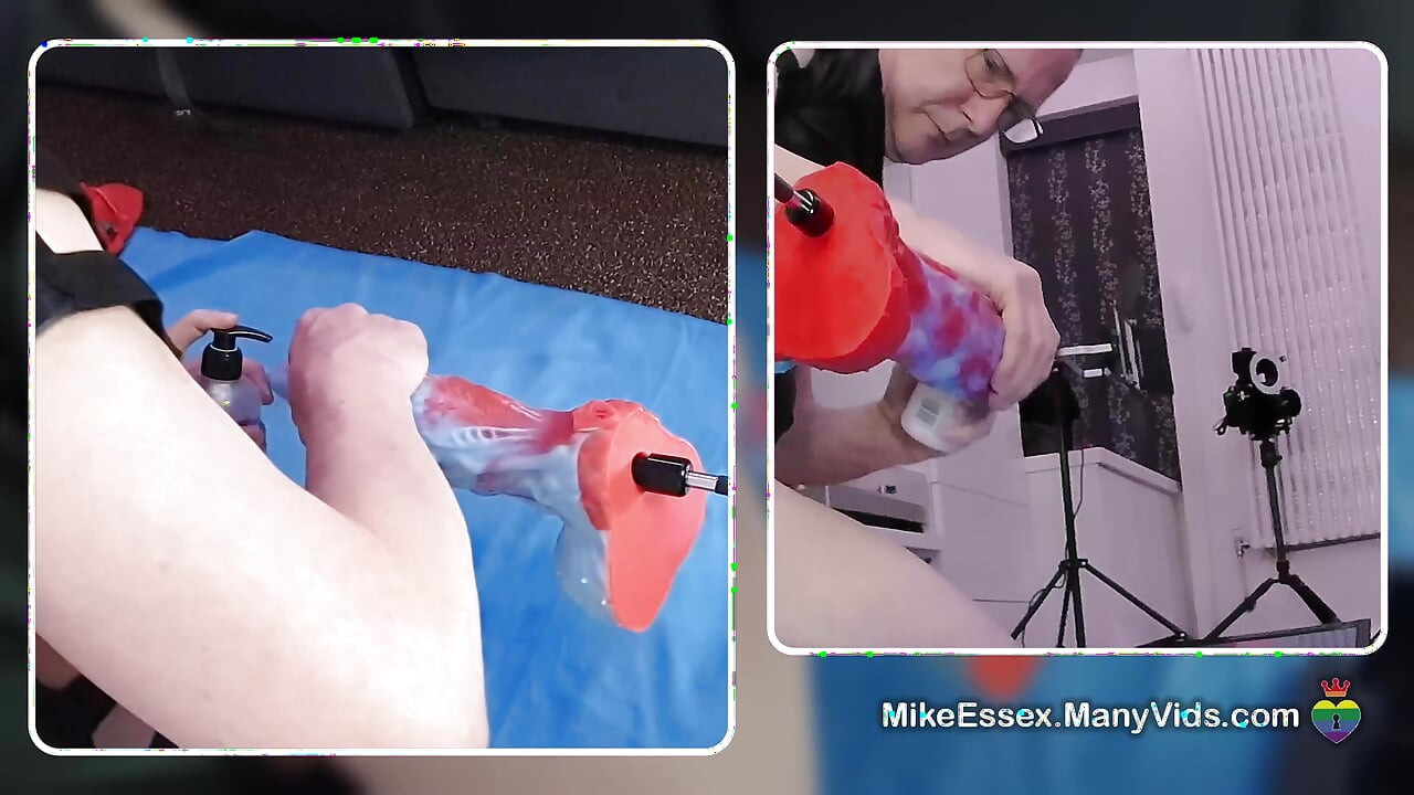 Mike Essex tries an impossible dragon dildo