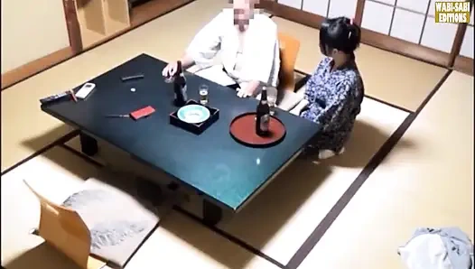 After Hours Seduction of a Hot Spring Attendant Captured in a Private Room Session -scene.1