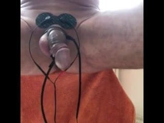 e-stim Cock torture for an hour an a half