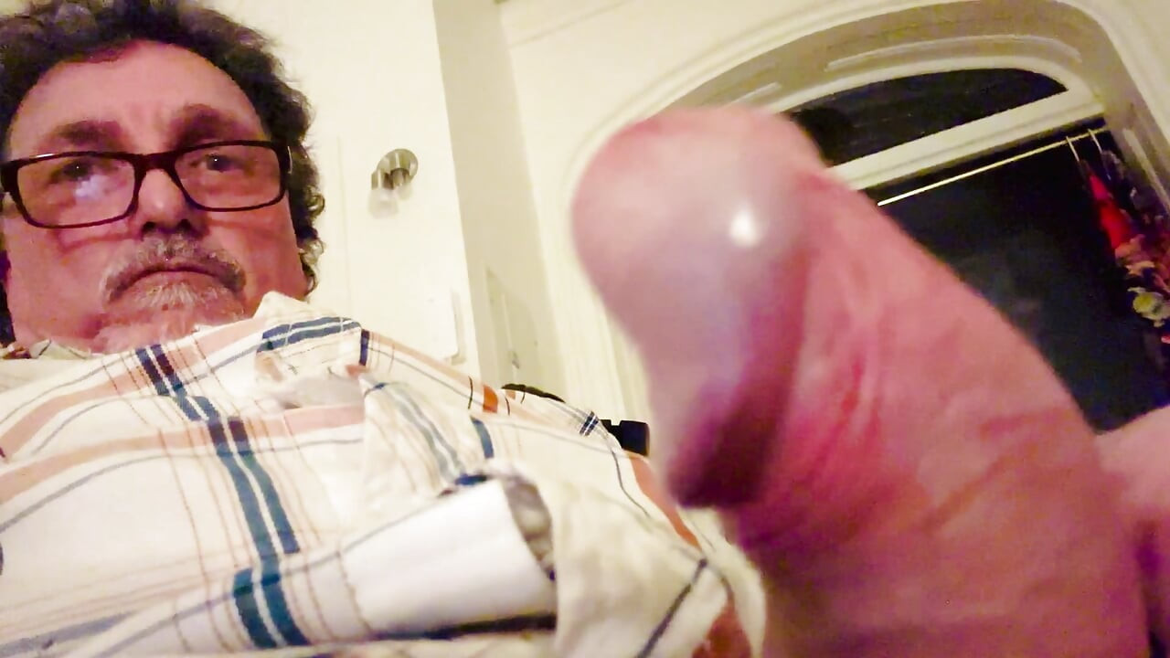 Father's juicy oozing penis again
