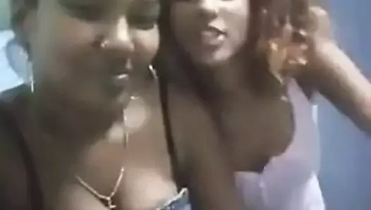 2 sexy black girl doing selfiee 3.mp4
