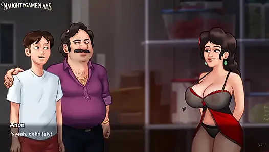 Seks threesome pas lagi asik seks anal sama istri - kisah musim panas bagian 41 oleh darkcookie