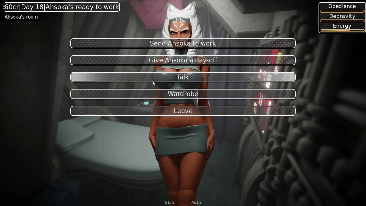 Ahsoka XXX - Ahsoka Tano from Star Wars Touch in her room