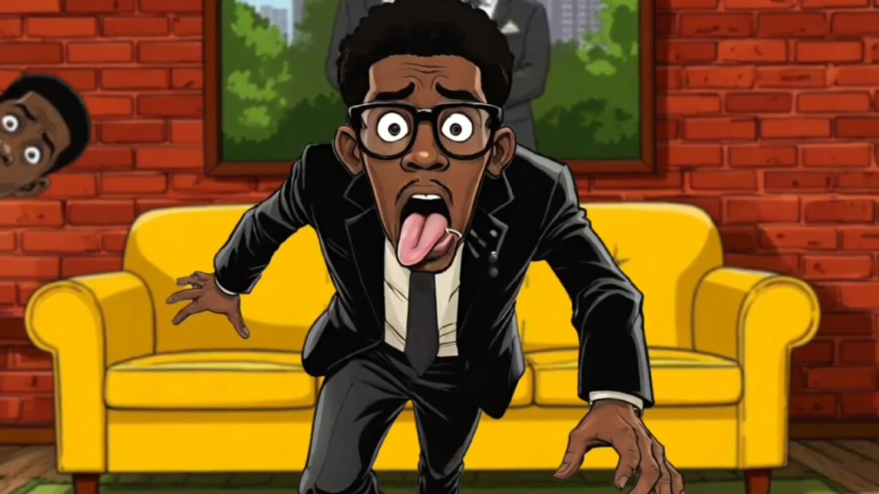 Married Housewife Loves Fucking Big Black Cocks While Her Husband Isn't Looking. Cartoon. Hentai