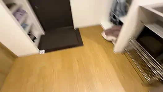 Yummy Jimmy wakes up Slutty Kitty just to fuck her doggystyle in a Japanese hotel