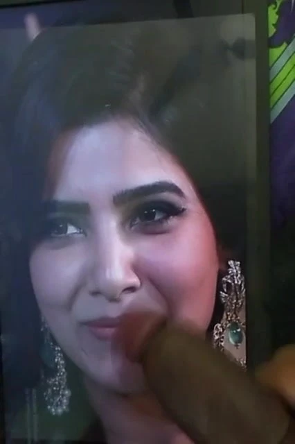 Hot Indian Tamil Actress Samantha Cock tribute