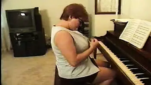 fat mature piano teacher bbw fucking