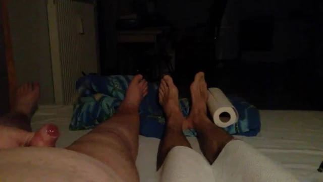Super-Chub Cum Explosion over Chaser (Smartphone Recording)