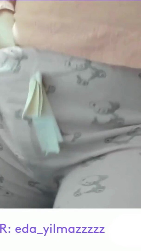 MASTURBATE WITH PAJAMAS- CUM WITH PAJAMAS | Clip 1