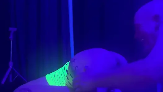 Sneaking Slut Takes Huge Cock