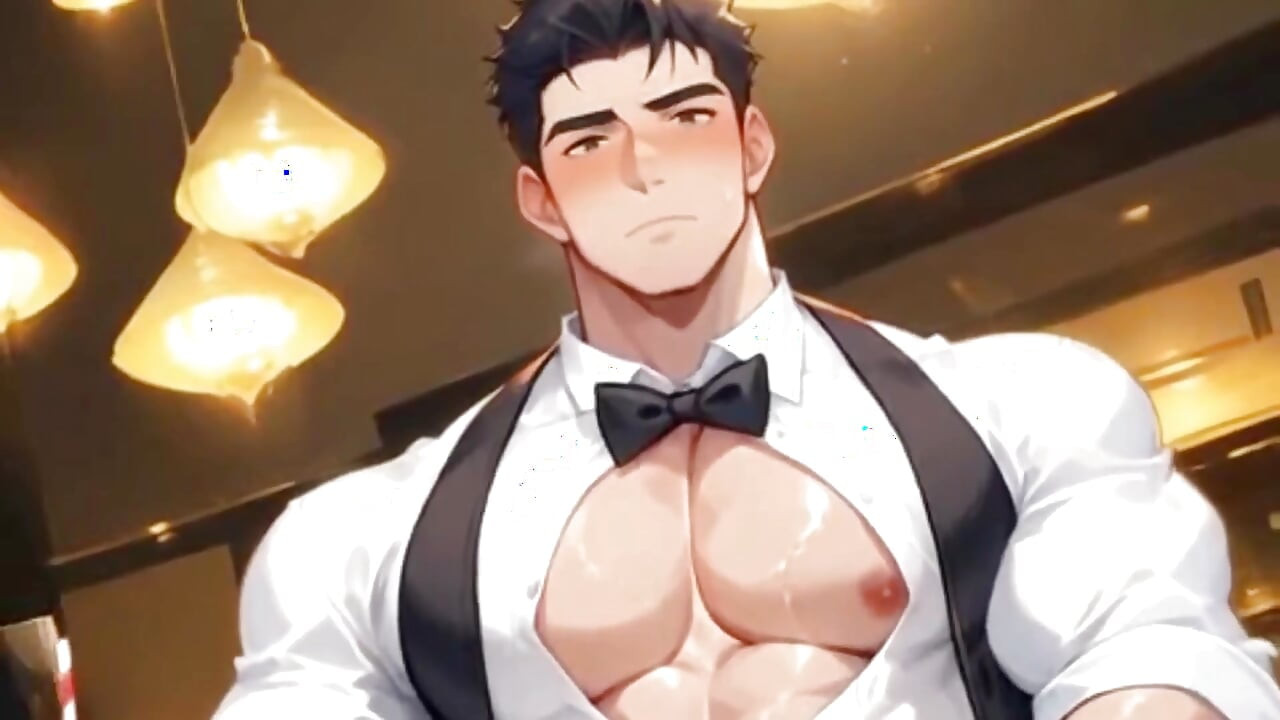 Black Waiter Sucks the Dicks of Customers and Kitchen Colleagues in Front of Everyone. Slide Pics Compilation Hentai