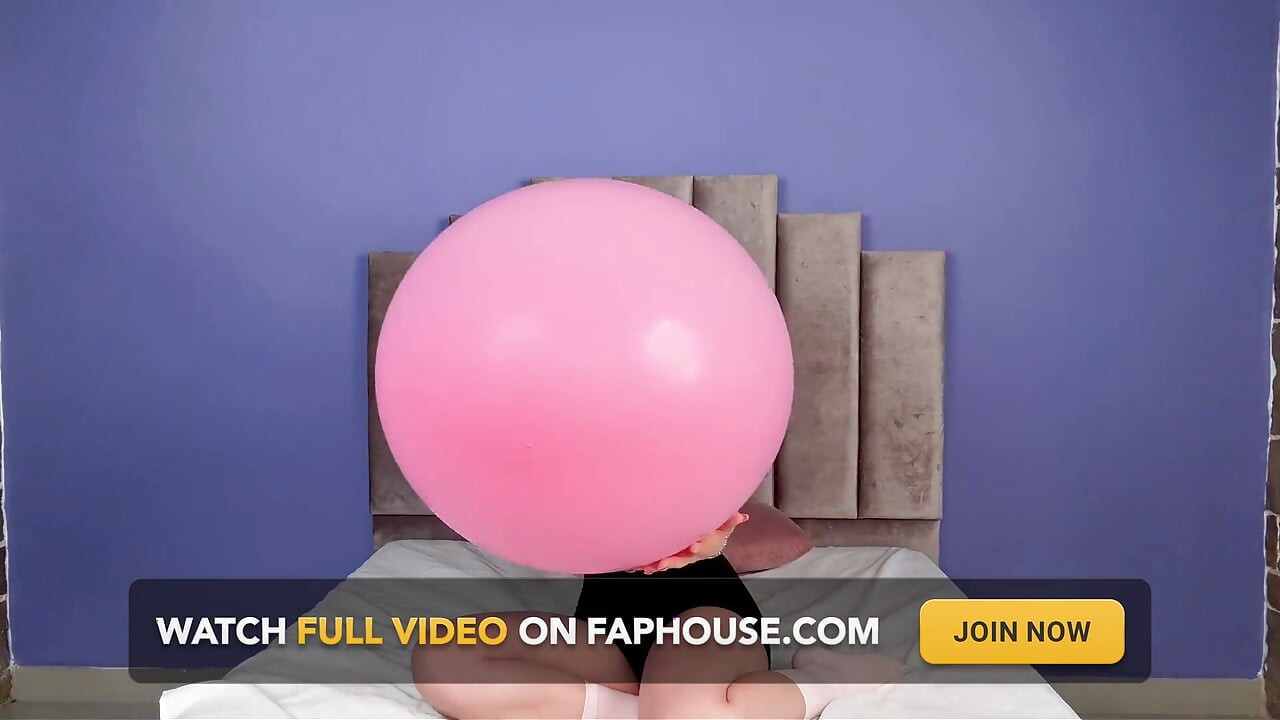 Stuiterend op mijn ballon