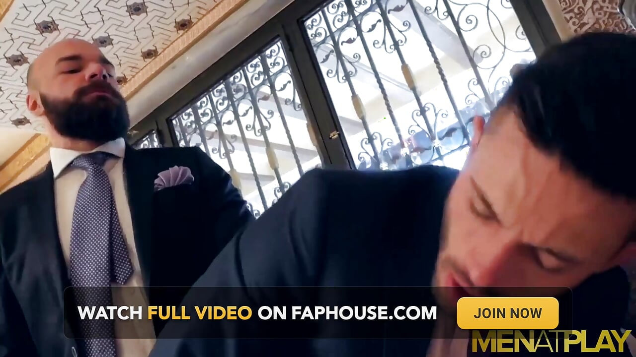 MENATPLAY Suited Andy Star anal fucked by bearded Max Duro
