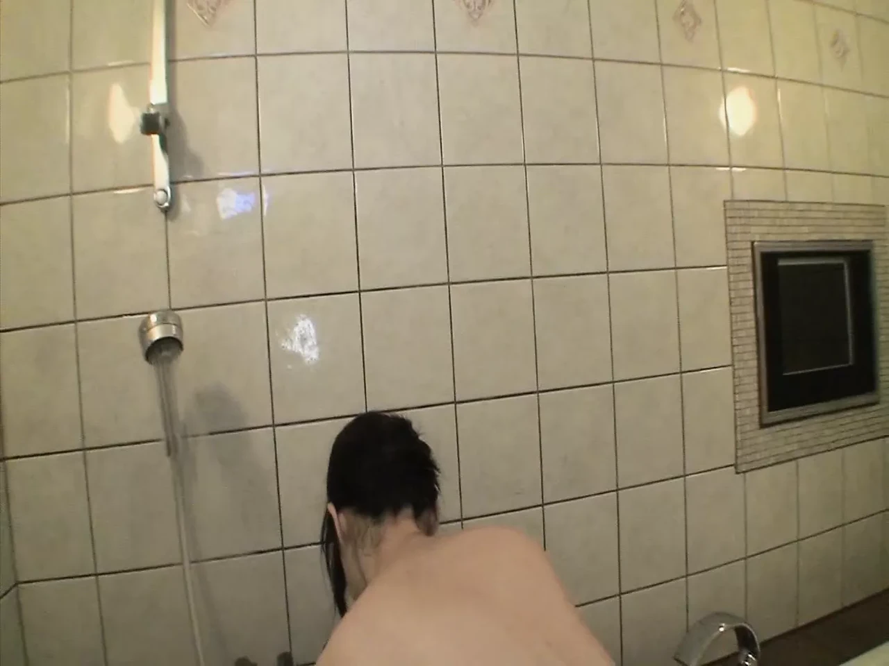 Extremely hairy pussy creampied! Asian Stepmom gets filled with cum