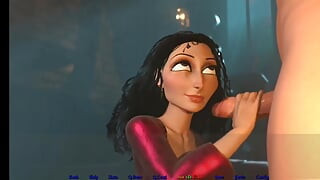 Long Curly Hair Anal