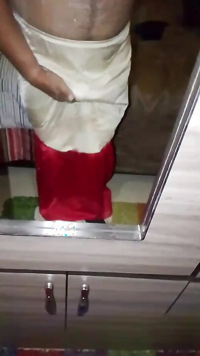 Again having fun with my mother-in-law's petticoats