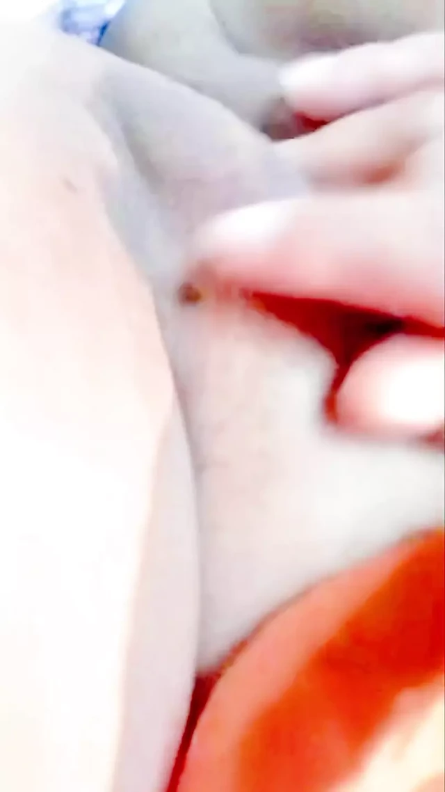 +18 girl with big natural tits masturbating really well until she reaches orgasm