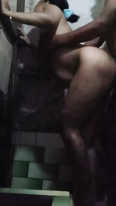 My wife is having sex with my friend in the bathroom.