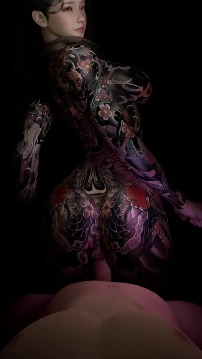 VAM POV - Yakuza Tattoo Girl 1 | Clip 1