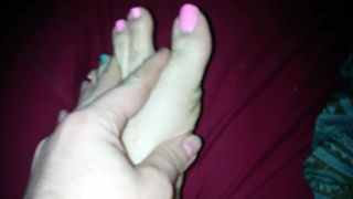 Dirty soles and painted toes, by request
