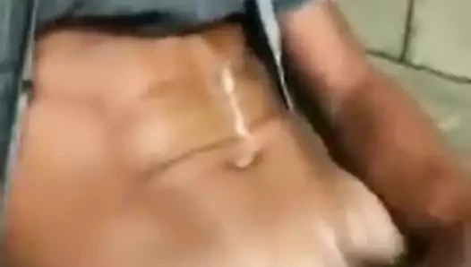Public jerk couldn't wait to go home