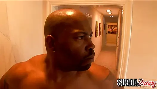 Ebony MILF Melrose Foxxx Cheats on Hubby with a Big Dicked Guy