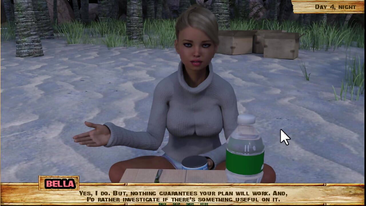 Pulau Lewd #4 - Apakah dia benar-benar mengisap penisku