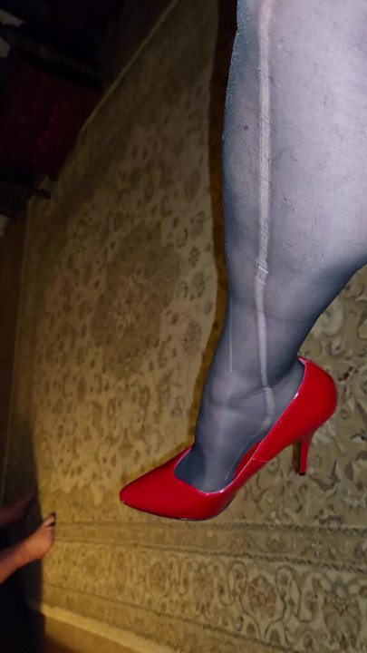 Louise Nylontease Nylon Stocking Foot Fetish Tease Crossdresser
