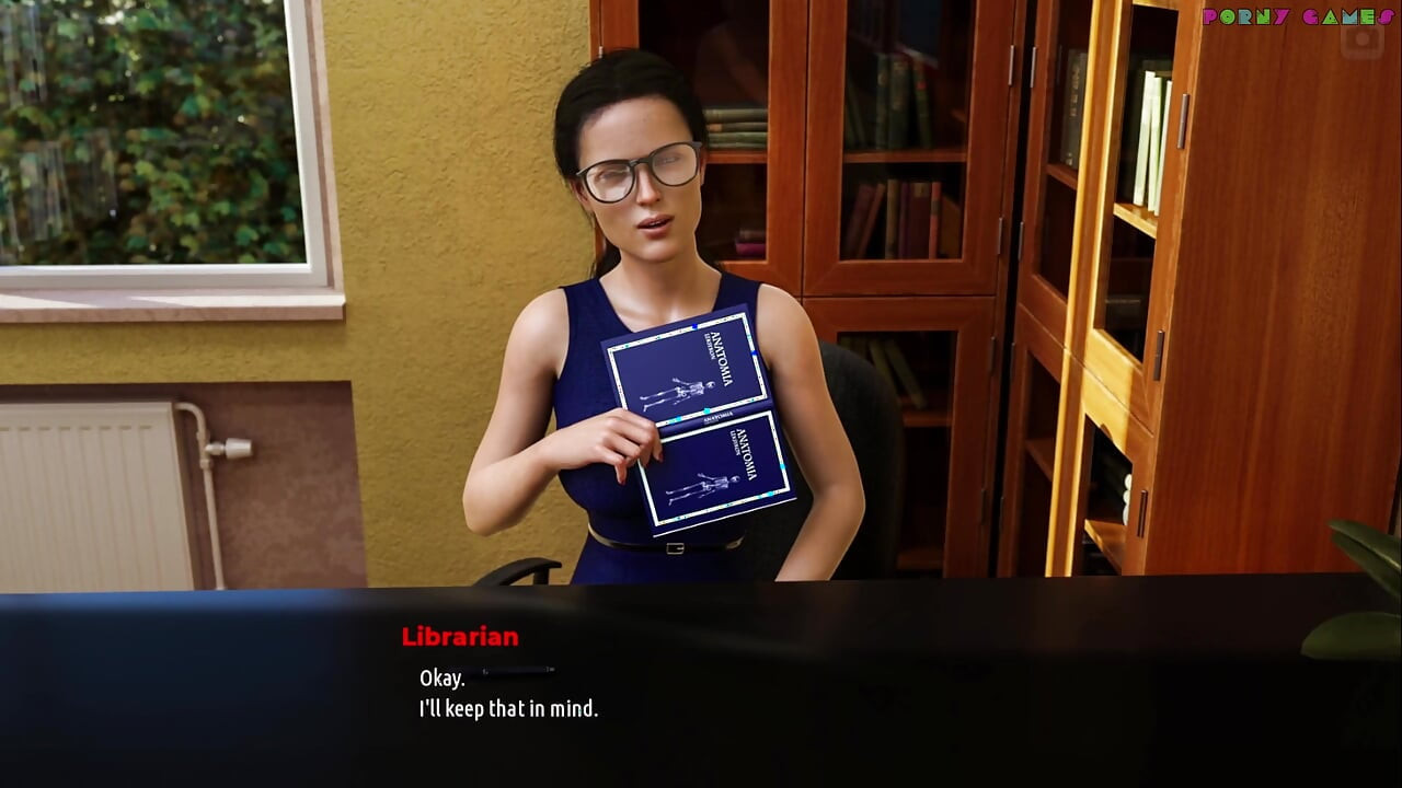 MILFs of Sunville by L7team - Sexy Teacher Has a Library Encounter, Creampie Between the Book 76