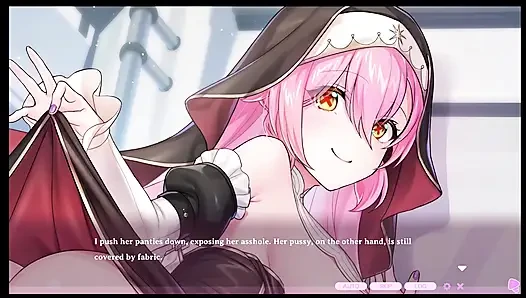 Kaiju Princess 2 Сцены - Исповедь фейковой монахини