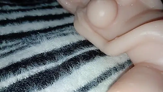 Ultra lifelike silikonpuppe pOV - 4k solo spielzeugsession