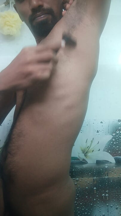 Shaving Armpit hair
