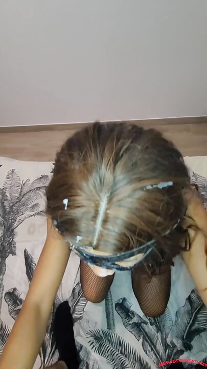 Amateur Asian cutie . Amazing facial gone wrong.