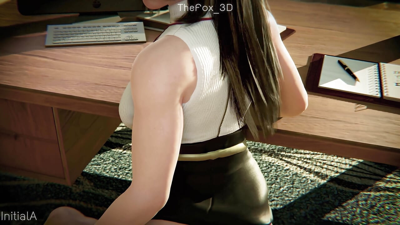Final fantezisi - Gentiana + Jill Warrick + Benedikta ateşli ofis wm renk tesir ediyor (ses yok) initiala animation 3d hentai tarafından