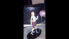 Sof figura bukkake young nami z jednego kawałka anime wytryski