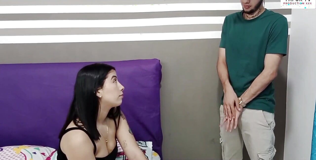 To Present a Test in a Porn Producer I Make a Video with My Stepbrother and He Lends Me His Big Cock to Fuck Her- Part 1