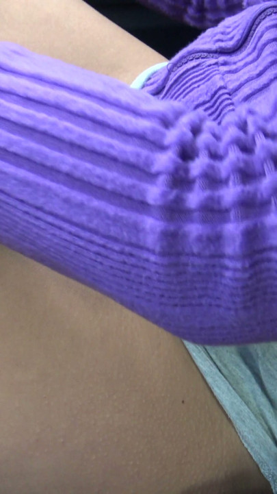 my perverted 18 year old stepson begged me to show him my hairy pussy | Clip 1