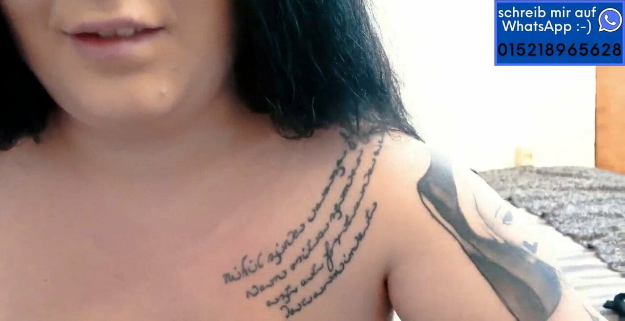 dicke verschminkte hat tittenfick mit stiefbruder