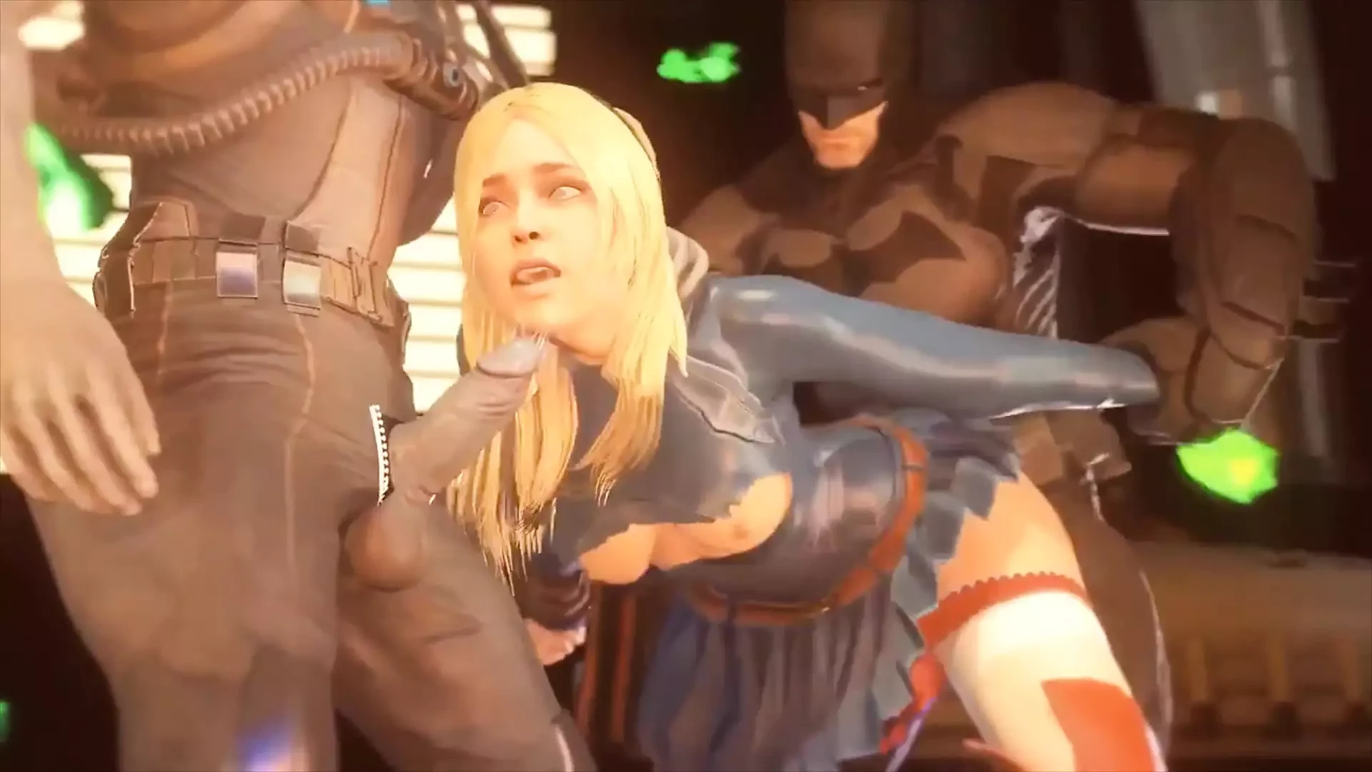 Batman quente a três