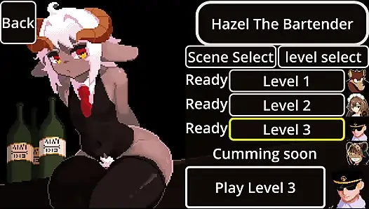 Hardcore sex with the sexy bartender  (Hazel the bartender)
