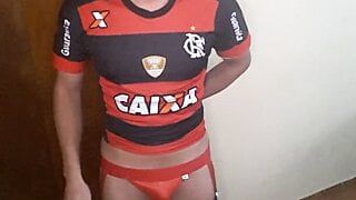 Cat Flamengo-Fan, macht Porno
