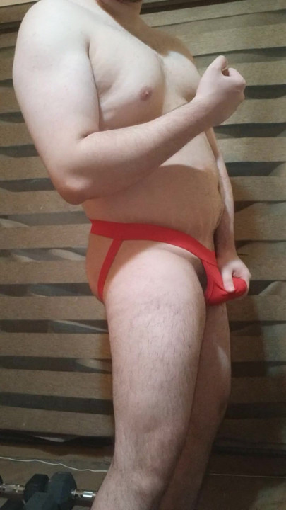 Jock erectie