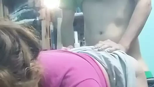 I suck his tail, we him as a puppy and I film with a cellphone.