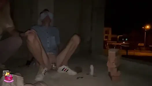 Left Alone Bound Blindfolded Naked and Exposed